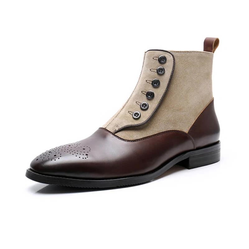 Balmoral Boots Nearly New Leather Spat Boots Exclusive US Edition A Fine Find